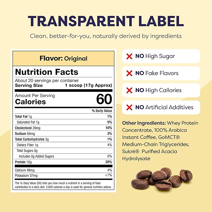 Solvia® Coffee Instant Iced Protein Coffee